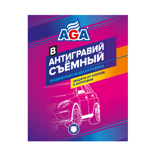 Антигравий съемный, прозрачная жидкая резина AGA952B