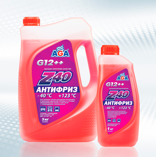 Красный антифриз AGA-Z40 G12++